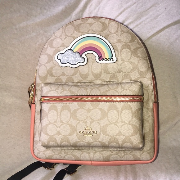 coach rainbow backpack